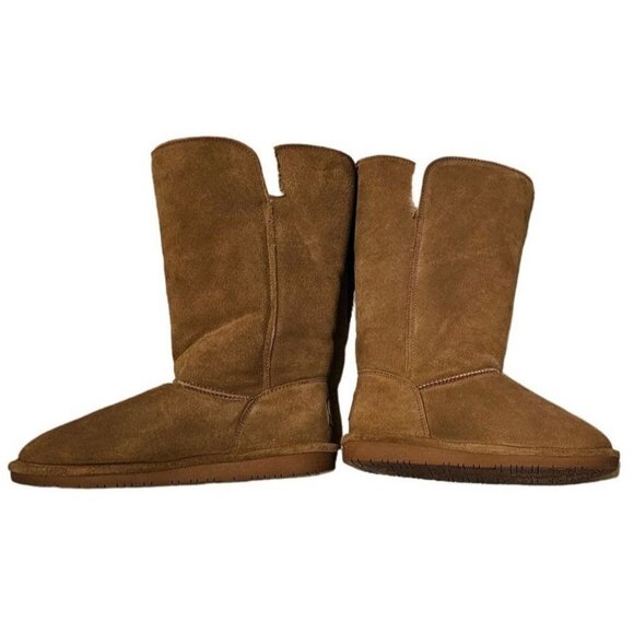 BearPaw Boot Lauren Suede‎ Upper Sheepskin/Wool Blend Lining size 7 - Picture 7 of 11